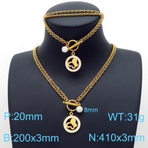 SS Jewelry Set(Most Women) - KS142370-Z