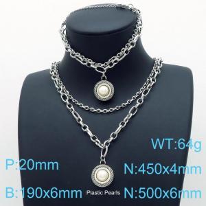 SS Jewelry Set(Most Women) - KS142382-Z