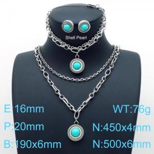 SS Jewelry Set(Most Women) - KS142390-Z