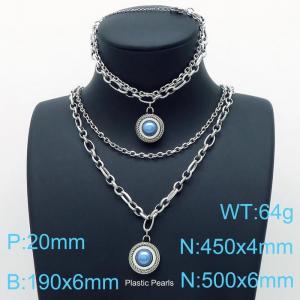 SS Jewelry Set(Most Women) - KS142391-Z