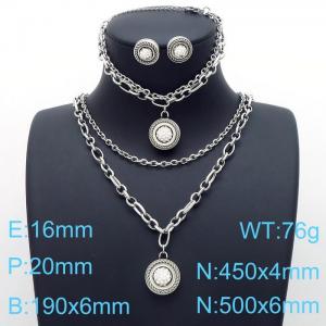 SS Jewelry Set(Most Women) - KS142395-Z