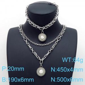 SS Jewelry Set(Most Women) - KS142396-Z