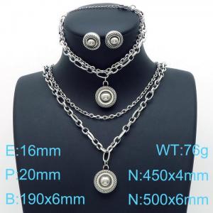 SS Jewelry Set(Most Women) - KS142398-Z