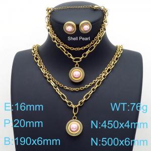 SS Jewelry Set(Most Women) - KS142410-Z