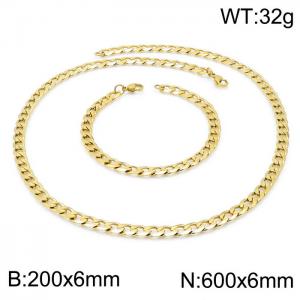 SS Jewelry Set(Most Men) - KS142524-Z