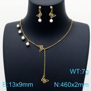 SS Jewelry Set(Most Women) - KS143642-DL