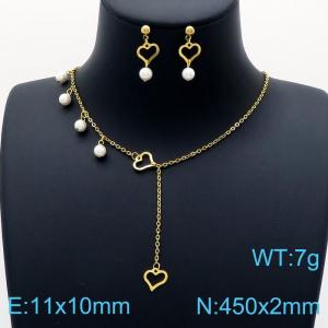 SS Jewelry Set(Most Women) - KS143643-DL