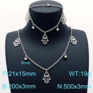 SS Jewelry Set(Most Women) - KS164323-Z