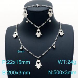 SS Jewelry Set(Most Women) - KS164327-Z