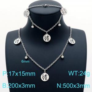 SS Jewelry Set(Most Women) - KS164331-Z