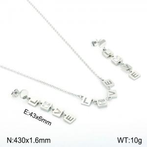 SS Jewelry Set(Most Women) - KS184530-K