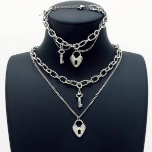 SS Jewelry Set(Most Women) - KS184739-BJ