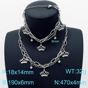 SS Jewelry Set(Most Women) - KS188055-Z