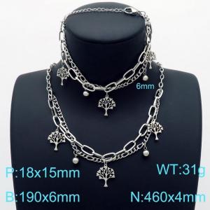 SS Jewelry Set(Most Women) - KS188059-Z