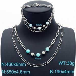 SS Jewelry Set(Most Women) - KS189782-Z