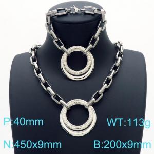 SS Jewelry Set(Most Women) - KS189803-Z