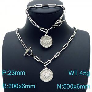 SS Jewelry Set(Most Women) - KS190456-Z