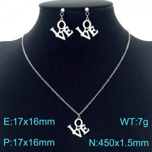 SS Jewelry Set(Most Women) - KS190471-Z