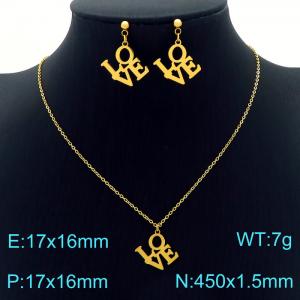 SS Jewelry Set(Most Women) - KS190472-Z