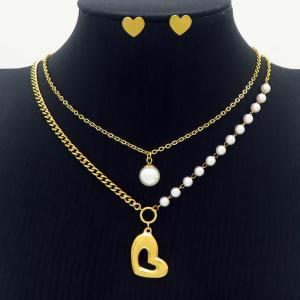 SS Jewelry Set(Most Women) - KS194515-BI