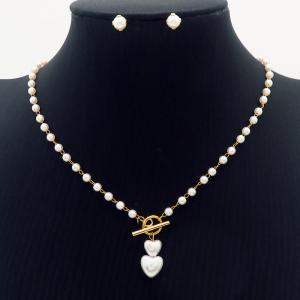 SS Jewelry Set(Most Women) - KS197198-WH