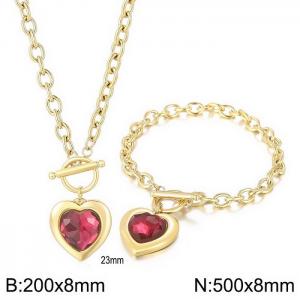 SS Jewelry Set(Most Women) - KS197914-Z