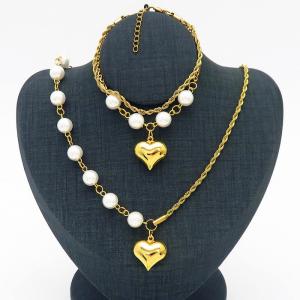 SS Jewelry Set(Most Women) - KS200107-BJ