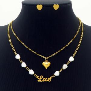 SS Jewelry Set(Most Women) - KS200111-BJ