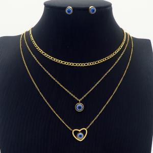 SS Jewelry Set(Most Women) - KS200608-HDJ