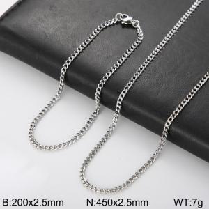 Stainless steel chain set - KS200895-Z