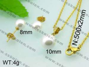 SS Jewelry Set - KS20695-Z