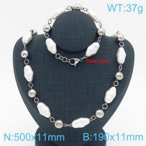 SS Jewelry Set(Most Women) - KS217153-Z