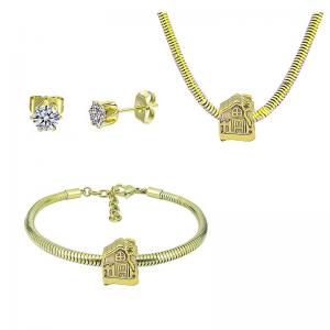 SS Jewelry Set(Most Women) - KS220280-PA