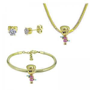 SS Jewelry Set(Most Women) - KS220288-PA