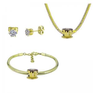 SS Jewelry Set(Most Women) - KS220298-PA