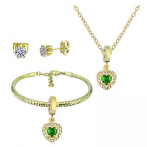 SS Jewelry Set(Most Women) - KS220318-PA