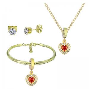 SS Jewelry Set(Most Women) - KS220322-PA