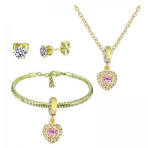 SS Jewelry Set(Most Women) - KS220324-PA