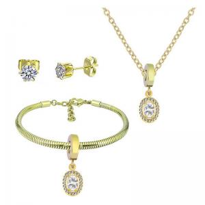 SS Jewelry Set(Most Women) - KS220350-PA