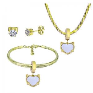 SS Jewelry Set(Most Women) - KS220398-PA