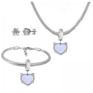 SS Jewelry Set(Most Women) - KS220399-PA