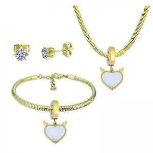 SS Jewelry Set(Most Women) - KS220404-PA