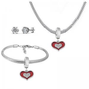 SS Jewelry Set(Most Women) - KS220411-PA