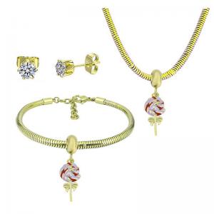 SS Jewelry Set(Most Women) - KS220420-PA