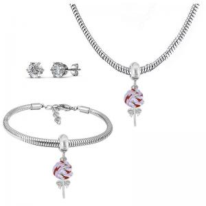 SS Jewelry Set(Most Women) - KS220421-PA