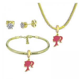 SS Jewelry Set(Most Women) - KS220430-PA