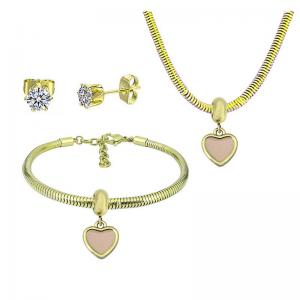 SS Jewelry Set(Most Women) - KS220470-PA