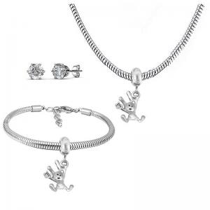 SS Jewelry Set(Most Women) - KS220480-PA