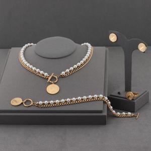 SS Jewelry Set(Most Women) - KS220740-LX