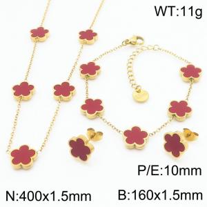 SS Jewelry Set(Most Women) - KS220772-HM